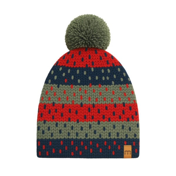 M Sports - Winter Hat Red-Green-Navy Pre-Sale